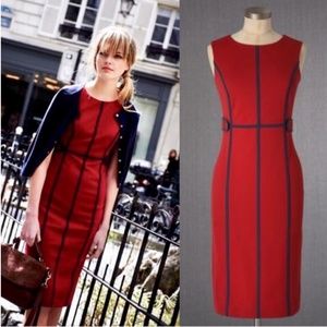 Boden Holborn fitted sheath dress size 10